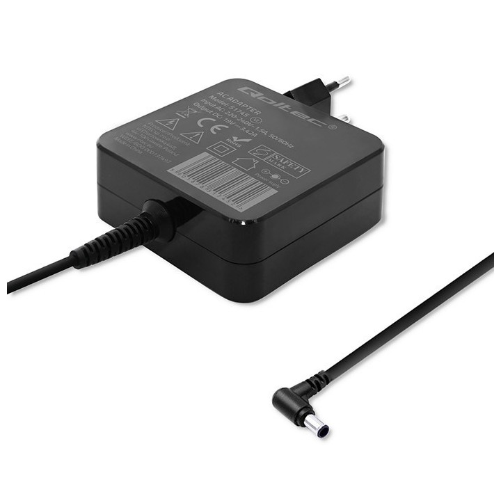 Qoltec 51745 alimentatore/inverter per interni 65 W nero