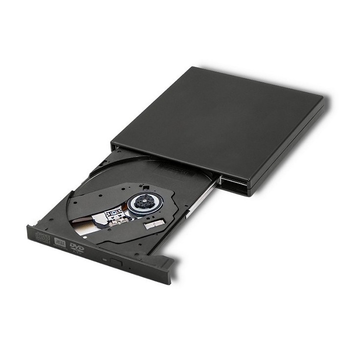 Qoltec 51858 Masterizzatore DVD-RW esterno |USB 2.0|Black