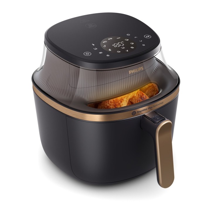Philips 3000 serie NA322/00 friggitrice Singola 4.2 L Autonoma 1400 W Friggitrice ad aria calda Rame Nero