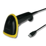 Qoltec 50867 lettore laser 1D | 2D | USB | nero