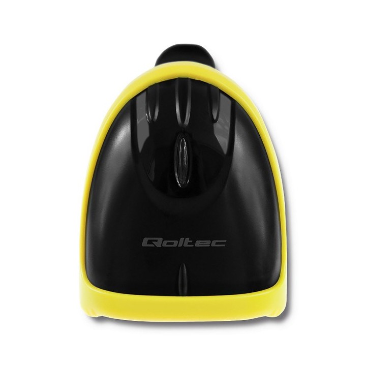 Qoltec 50867 lettore laser 1D | 2D | USB | nero