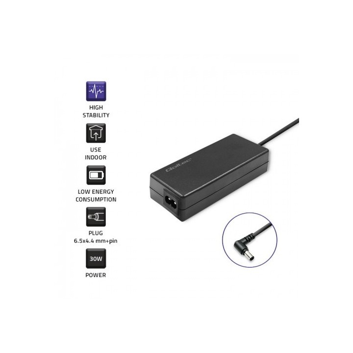 Qoltec 52400 Alimentatore/invertitore interno 30 W nero