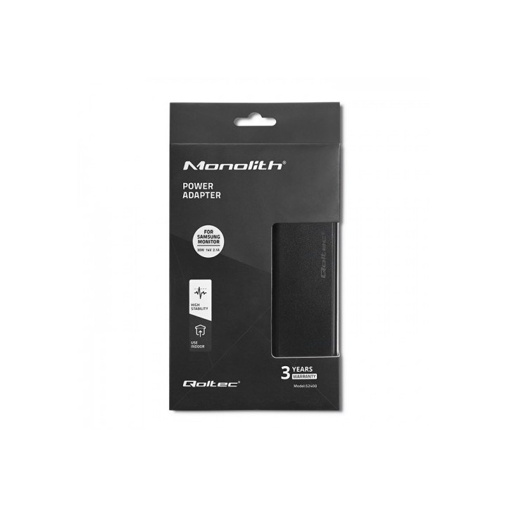 Qoltec 52400 Alimentatore/invertitore interno 30 W nero