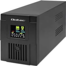 Qoltec 53770 Gruppo di continuità (UPS) Line-Interactive 1.5 kVA 900 W 2 AC presa/e