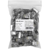Qoltec 54556 RJ45 connettore modulare | CAT6 | FTP | contatti placcati in oro | 100 pezzi