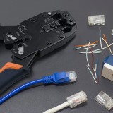 Qoltec 54556 RJ45 connettore modulare | CAT6 | FTP | contatti placcati in oro | 100 pezzi