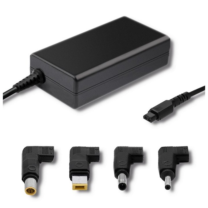 Qoltec 51761 Alimentatore progettato per Lenovo | 65W | 4 prese | +cavo di alimentazione