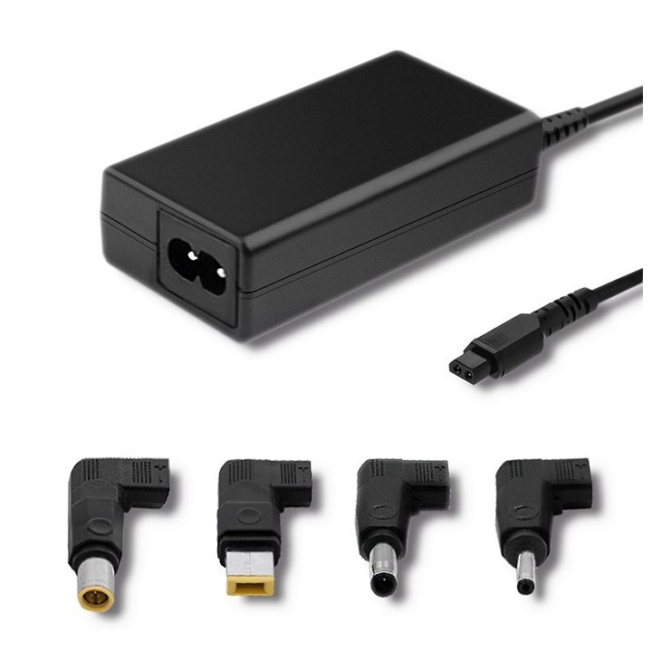 Qoltec 51761 Alimentatore progettato per Lenovo | 65W | 4 prese | +cavo di alimentazione