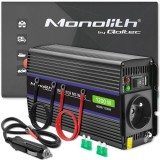 Qoltec Monolith Alimentatore/invertitore auto/interno 600 W nero