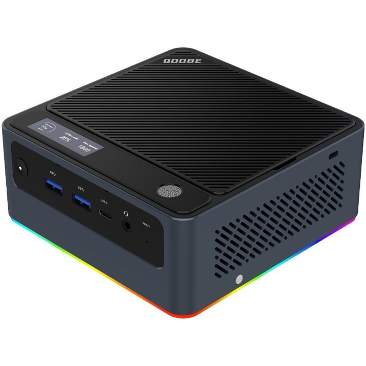 Qoobe U155H Mini PC con Core Ultra 7 155H/16GB/512GB SSD/Windows 11 Pro nero (commercializzato come Morefine)