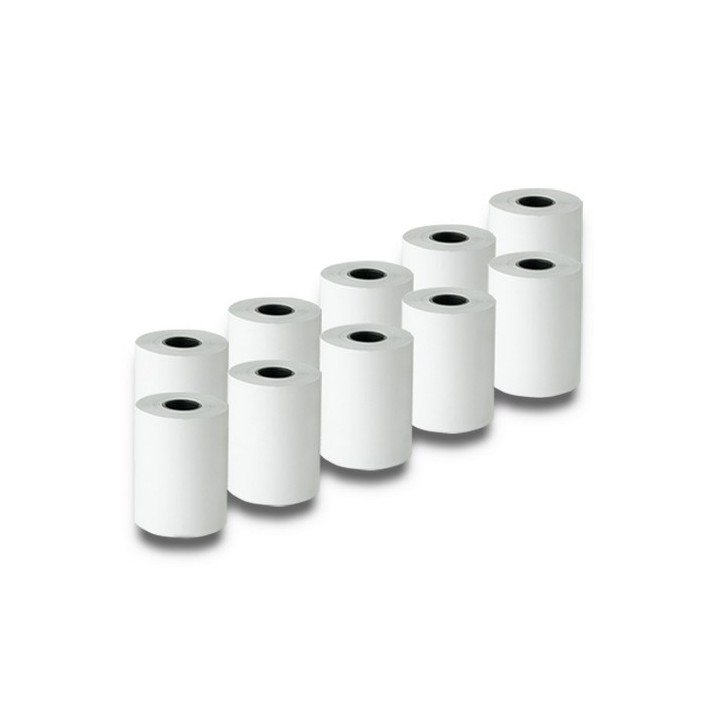 Qoltec 51896 Rotolo termico 57 x 20 | 55g / m2 | 10 pezzi | senza BPA