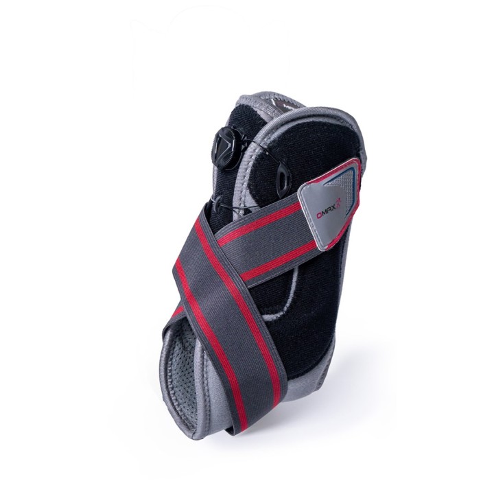 Tutore per caviglia „Malleomax Pro” O-1161/L REHAFUND grigio-rosso