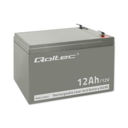 Qoltec 53049 AGM Batteria | 12V | 12Ah