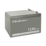 Qoltec 53049 AGM Batteria | 12V | 12Ah