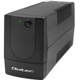 Qoltec 53772 Gruppo di continuità (UPS) Line-Interactive 0.65 kVA 360 W 1 AC presa/e