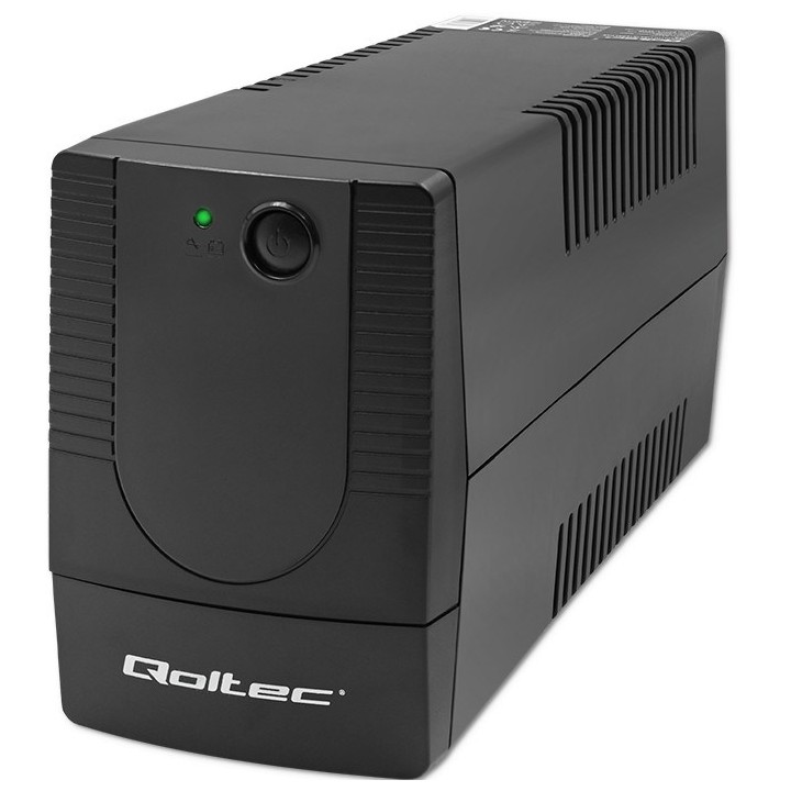 Qoltec 53772 Gruppo di continuità (UPS) Line-Interactive 0.65 kVA 360 W 1 AC presa/e