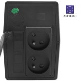 Qoltec 53772 Gruppo di continuità (UPS) Line-Interactive 0.65 kVA 360 W 1 AC presa/e