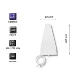 Qoltec 57021 4G LTE antenna | 18 dBi | esterno