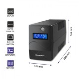 Qoltec Monolith Gruppo di continuità (UPS) Doppia conversione (Online) 0.45 kVA 240 W 2 AC presa/e