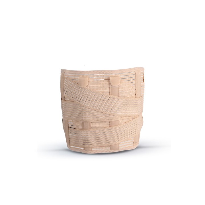 Cintura di sostegno lombosacrale con cinghie di serraggio Lumbo O-1431/4XL REHAFUND beige
