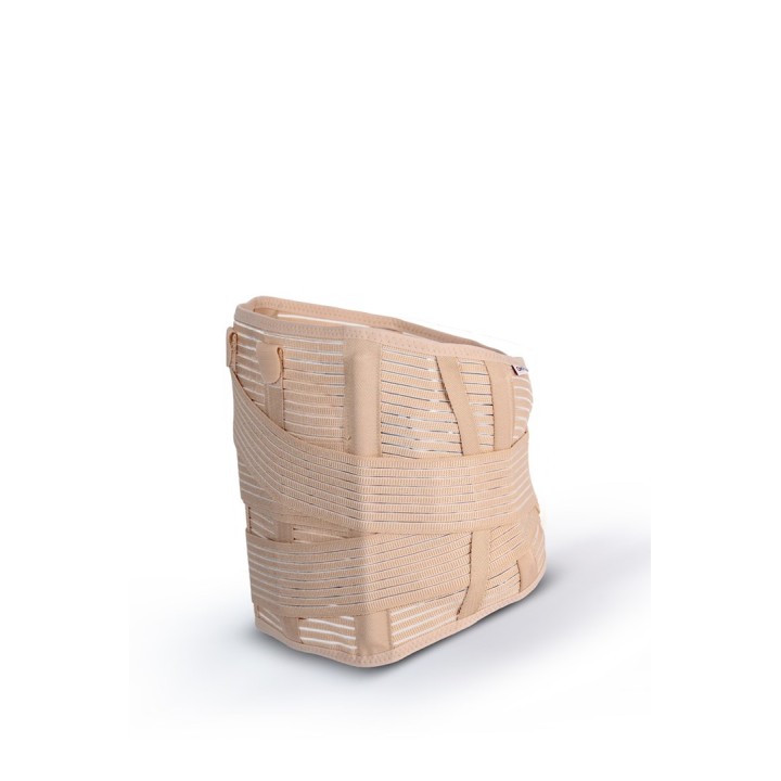Cintura di sostegno lombosacrale con cinghie di serraggio Lumbo O-1431/4XL REHAFUND beige