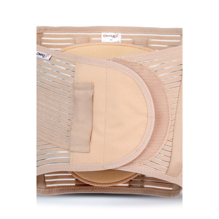 Cintura di sostegno lombosacrale con cinghie di serraggio Lumbo O-1431/4XL REHAFUND beige