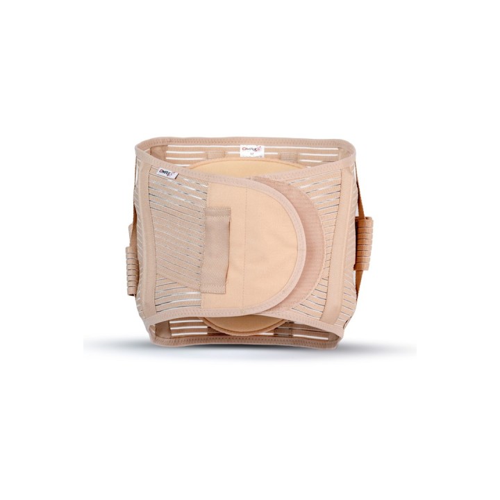 Cintura di sostegno lombosacrale con cinghie di serraggio Lumbo O-1431/4XL REHAFUND beige