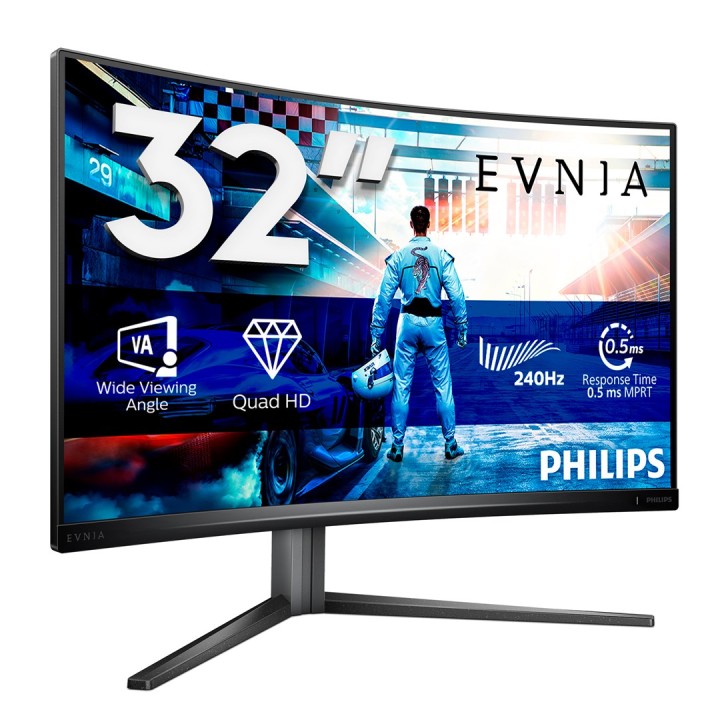 Philips Evnia 5000 32M2C5500W/00 Monitor per computer 80 cm (31.5 ) 2560 x 1440 pixel Quad HD LCD nero
