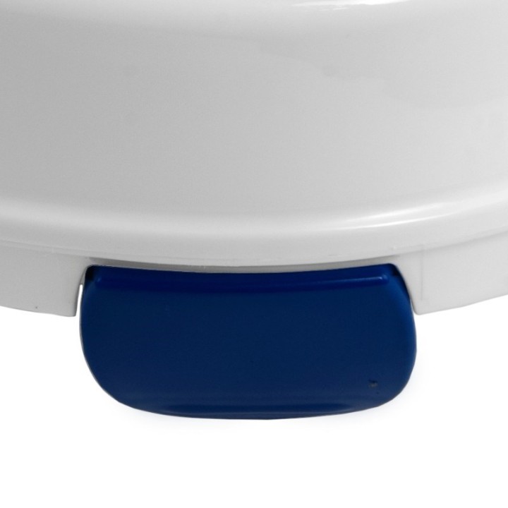 Rialzo sedile WC con sportello KATE 15 cm bianco