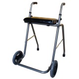 Deambulatore a Due Ruote con Seduta RF-651/CZA REHAFUND Nero