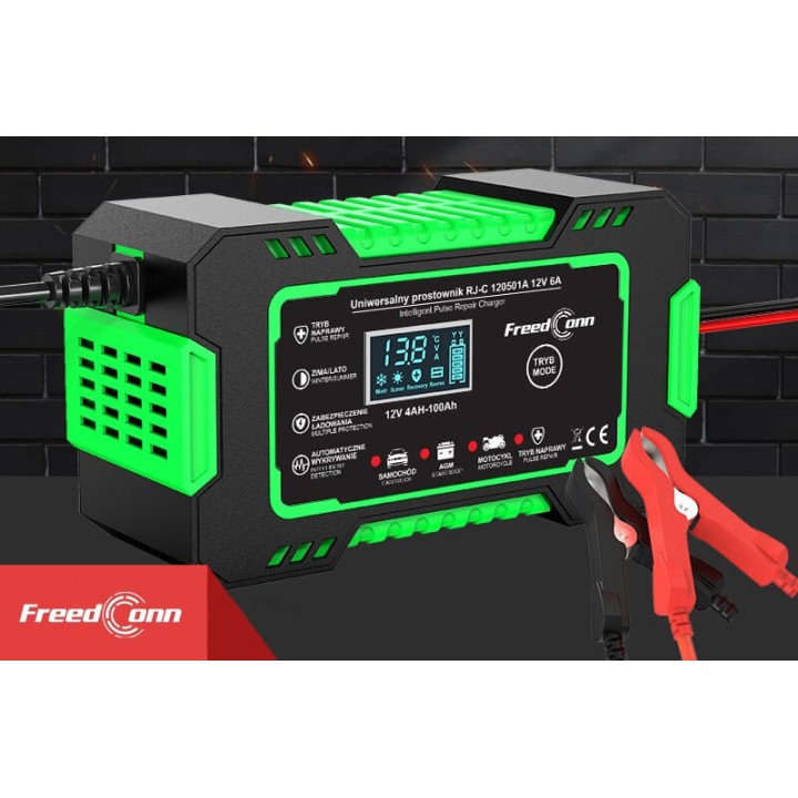FreedConn RJ-C 120501A 12V 6A Caricabatterie