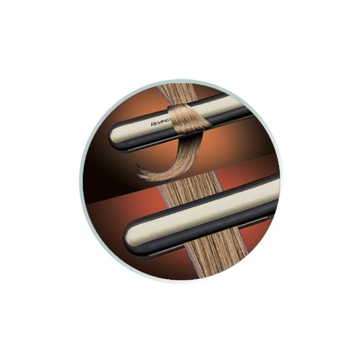 Remington S6500 strumento styling capelli Piastra lisciante Warm Nero 2.5 m
