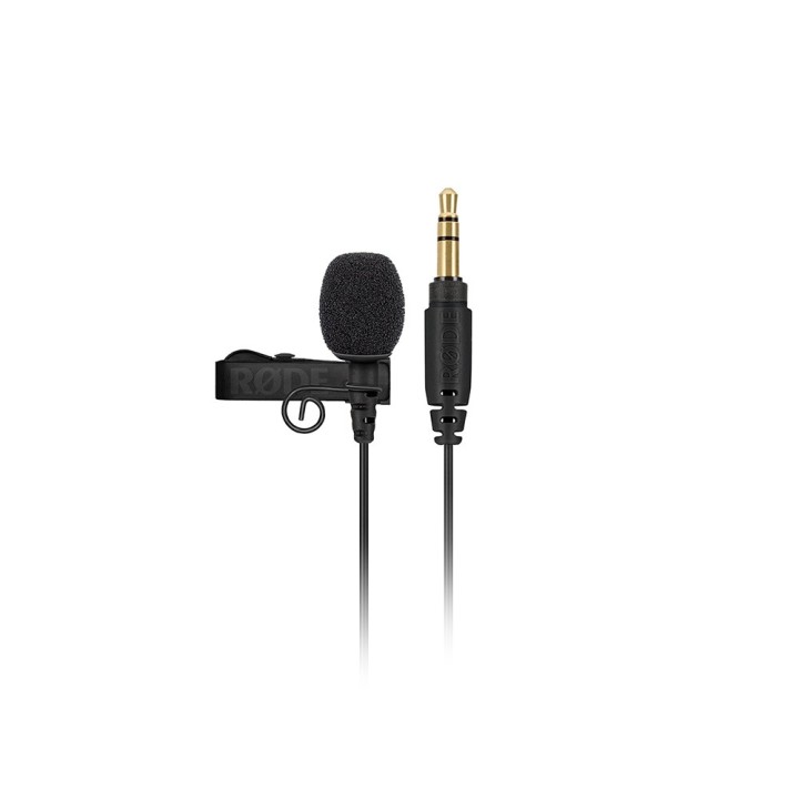 RODE LAVALIER GO - Microfono nero bianco a clip