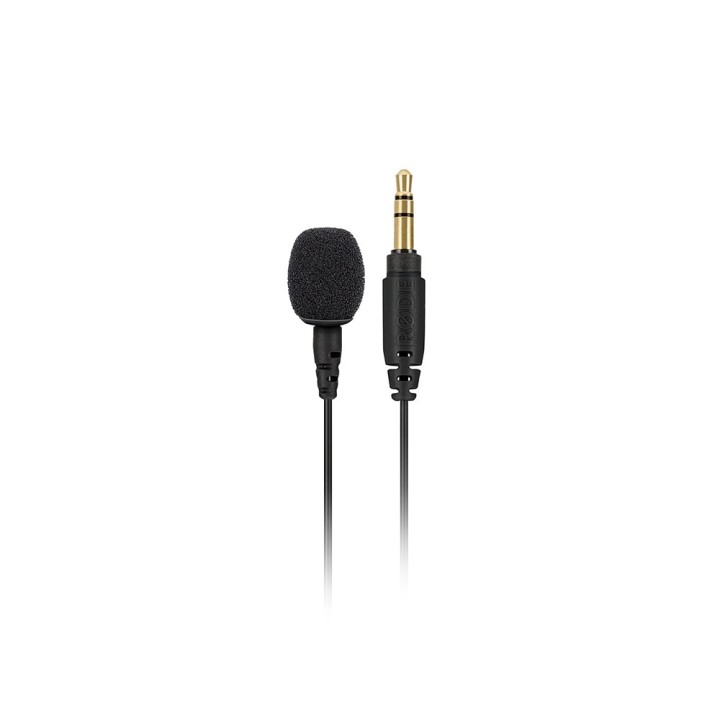 RODE LAVALIER GO - Microfono nero bianco a clip