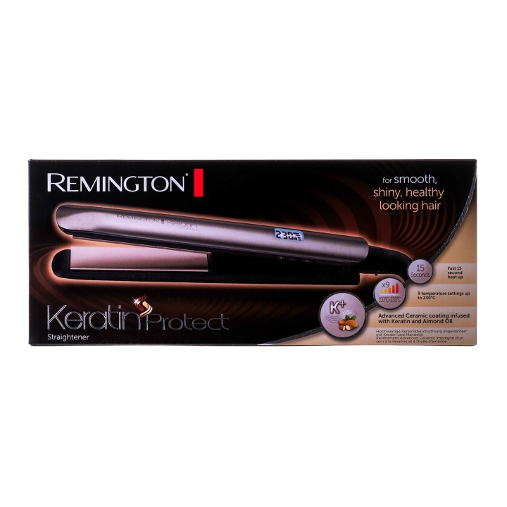 Remington S8540 strumento per lo styling dei capelli piastra lisciante Warm nero bronzo 1.8 m