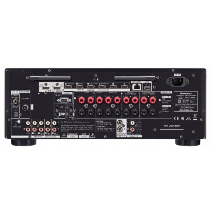 Pioneer VSX-LX505 ricevitore home cinema nero