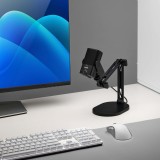 RODE DS2 - supporto da scrivania compatto per microfoni fotocamere smartphone illuminazione