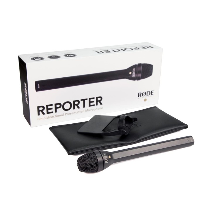 RODE Reporter Microfono nero per interviste