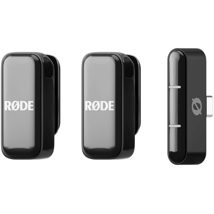 RODE Wireless Micro - sistema wireless digitale a 2 canali USB-C nero
