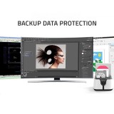 Qoltec 50309 HDD SSD 2.5 3.5 stazione di aggancio | SATA III | USB 3.0 | super velocità 5Gb/s | con funzione clonazione