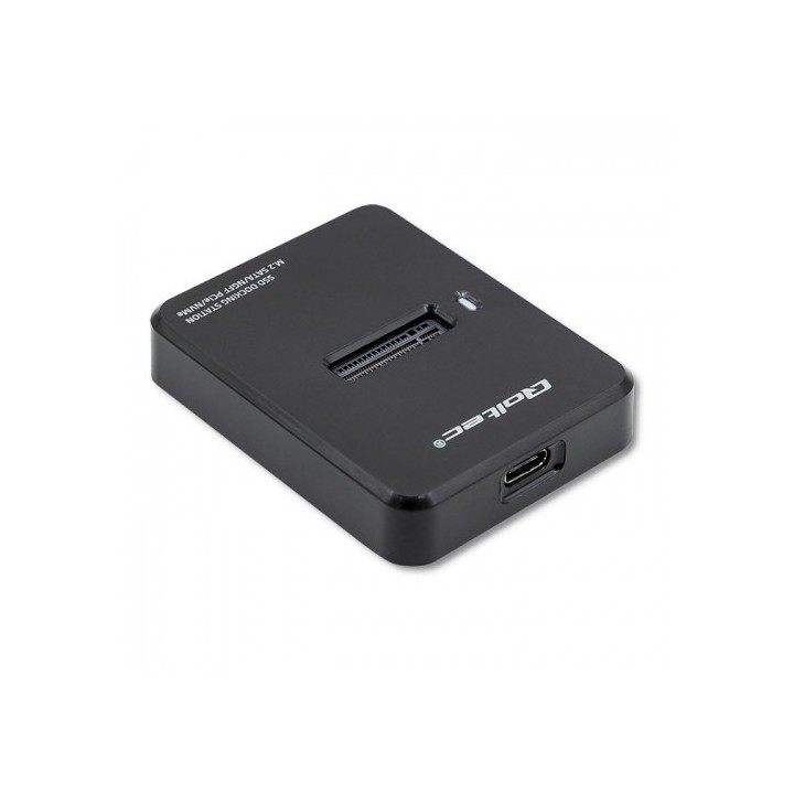 Qoltec 50313 alloggiamento per unità di archiviazione SSD nero M.2