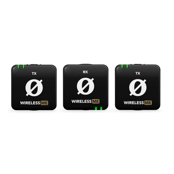 RODE Wireless ME Dual - sistema di microfono wireless compatto con due trasmettitori per registrazione a due canali