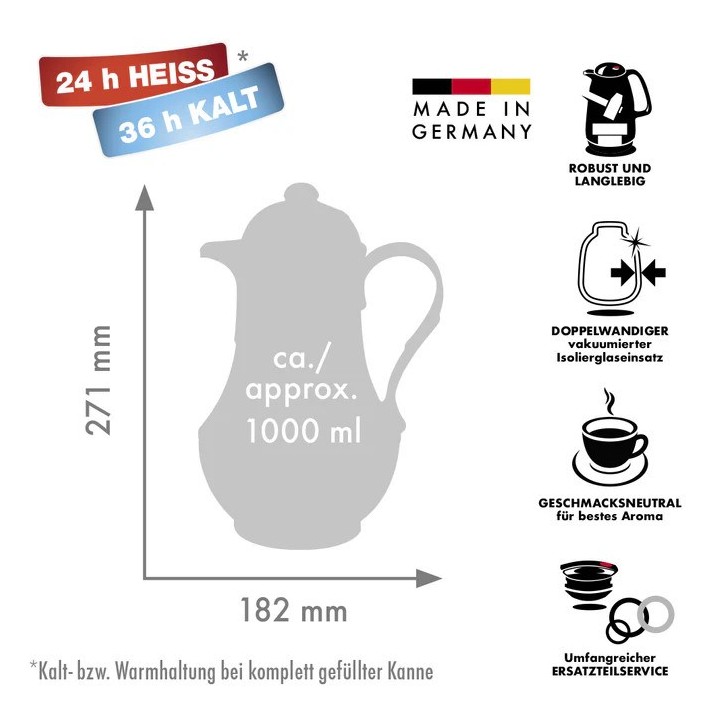 ROTPUNKT brocca termica 1.0 l avorio (ecru)