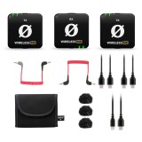 RODE Wireless ME Dual - sistema di microfono wireless compatto con due trasmettitori per registrazione a due canali