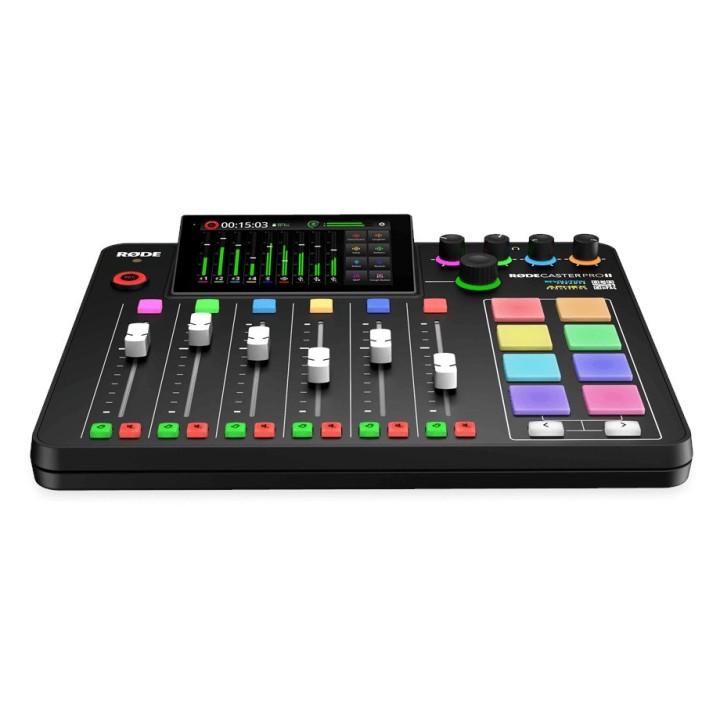 RODECaster Pro II Podcast Studio di produzione Stazione di produzione musicale nero