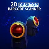 Qoltec 50857 lettore di codici a barre desktop cablato 1D | 2D