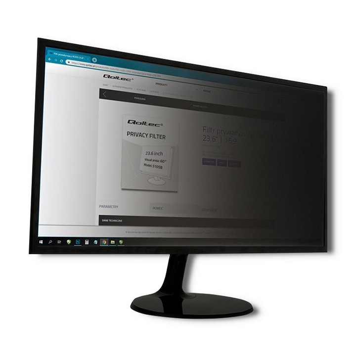 Qoltec 51064 filtri privacy per display 68.6 cm (27 )