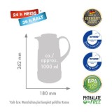 ROTPUNKT Thermos 1.0 l ristretto (nero)
