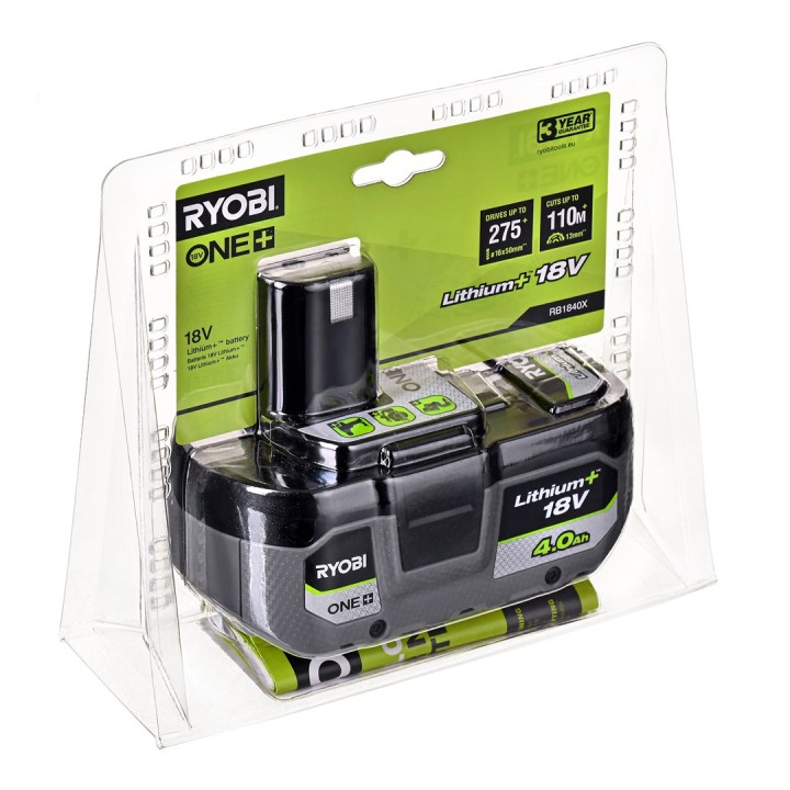 Batteria Li-Ion 4.0 Ah 18V RYOBI RB1840X