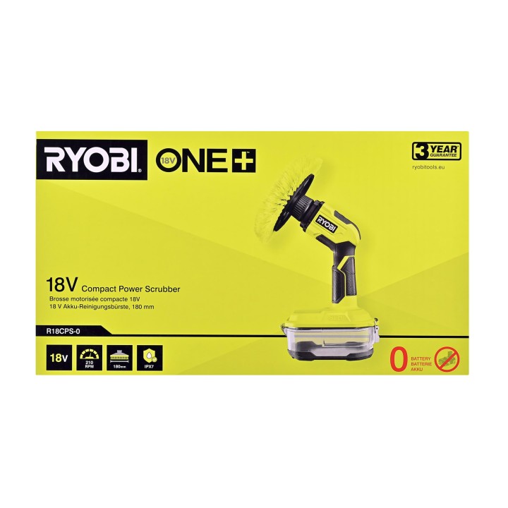 RYOBI 18V R18CPS-0 Spazzola rotante Giallo-Nero